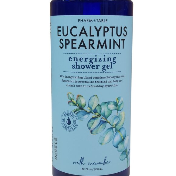Pharm Table 2pk Eucalyptus Spearmint Shower Gel Coconut Milk Honey 32 oz - Picture 3 of 9